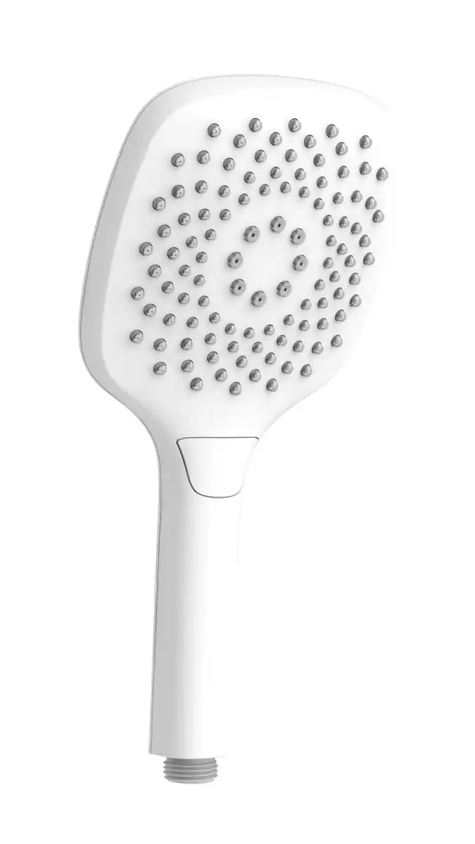 Bild 1 von Primaster Handbrause 3 Strahlarten Water Flow quadratisch weiß wassersparend