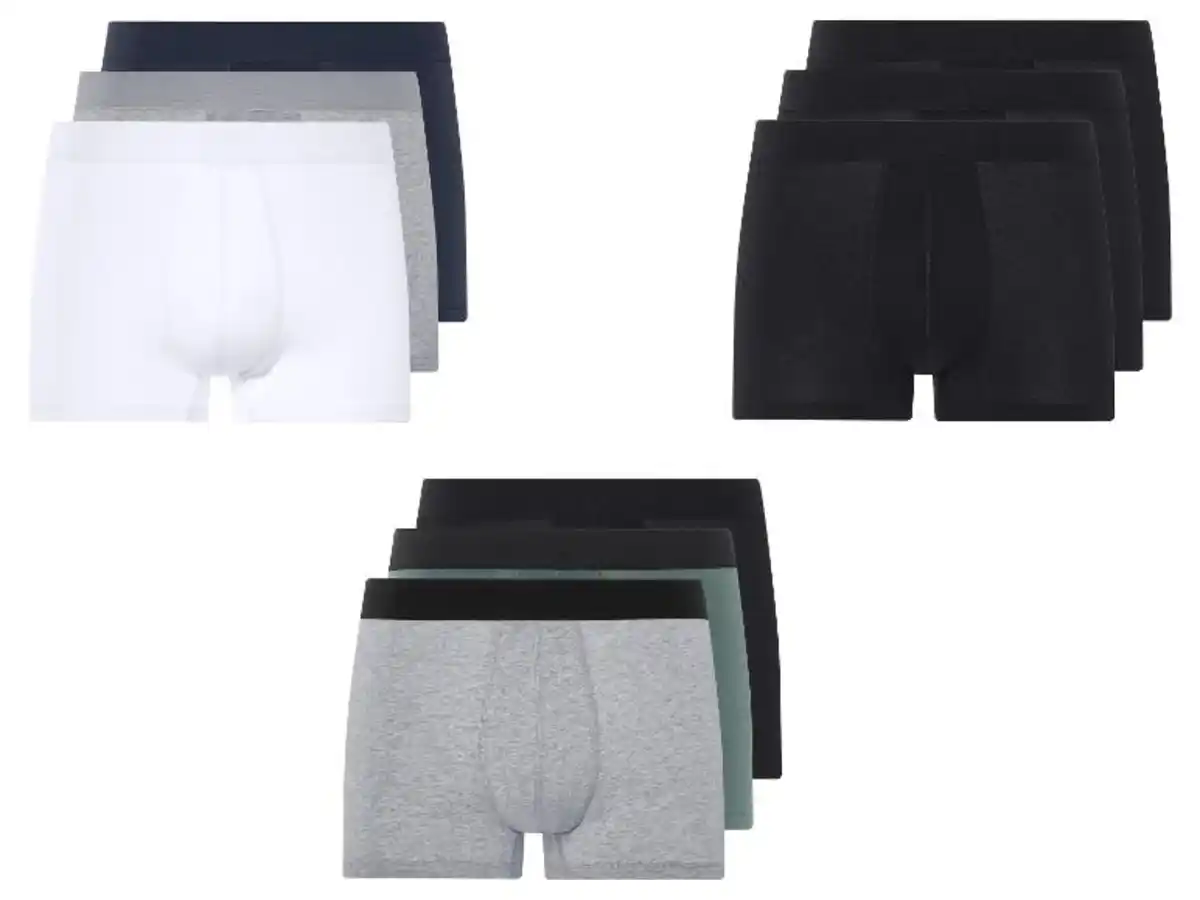 Bild 1 von LIVERGY® Herren Boxer, 3 Stück, hoher Baumwollanteil