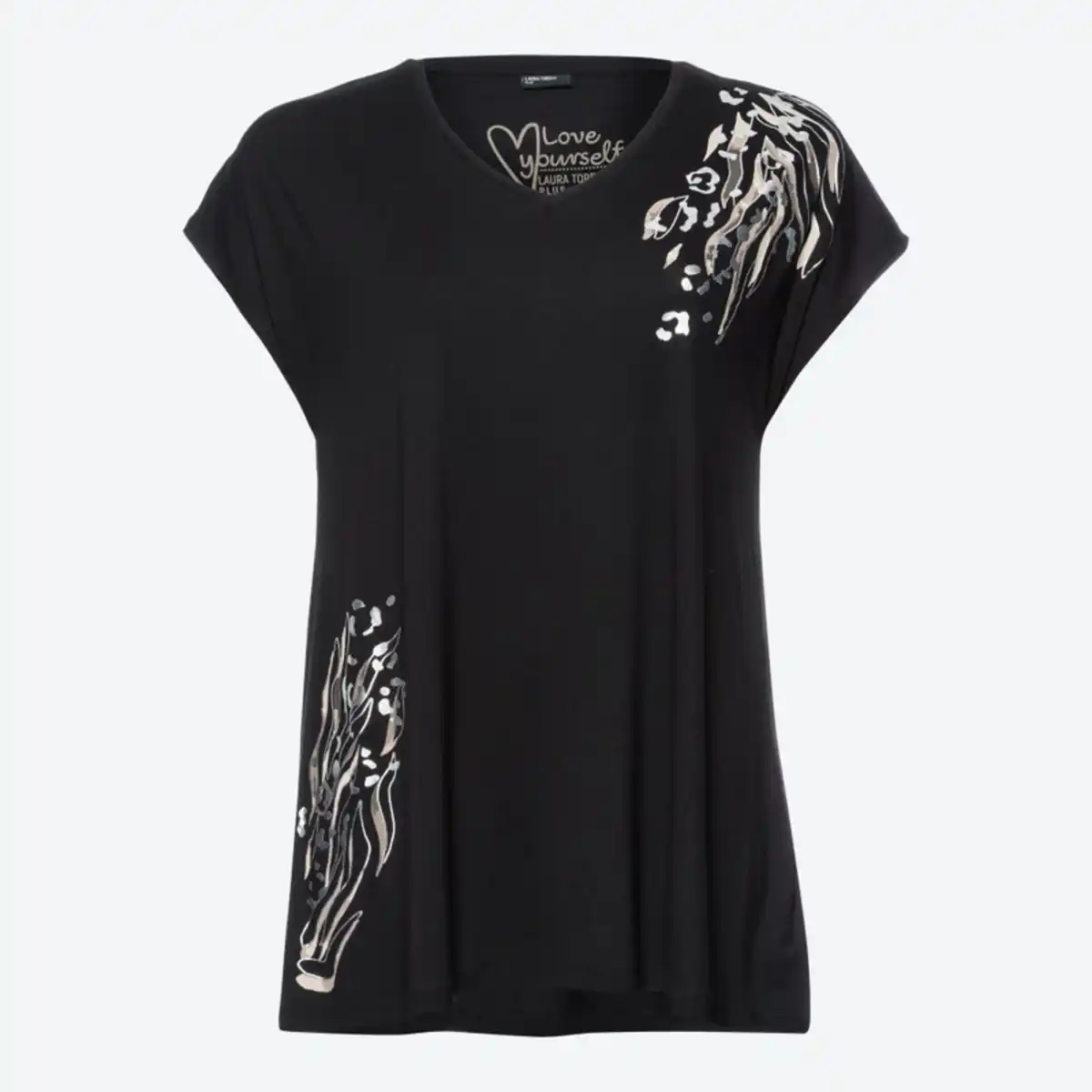 Bild 4 von Damen-T-Shirt mit V-Ausschnitt, große Größen