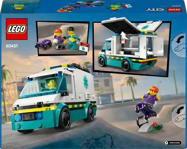 Bild 3 von LEGO CITY 60451 Rettungswagen
