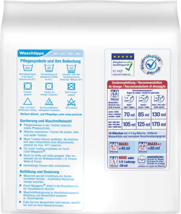 Bild 4 von Persil Megaperls Sensitive Vollwaschmittel 16 WL