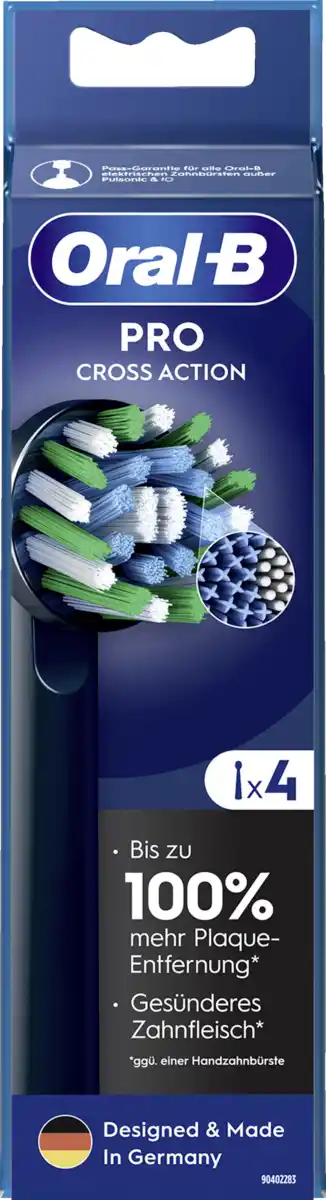 Bild 1 von Oral-B Aufsteckbürsten Pro CrossAction Schwarz