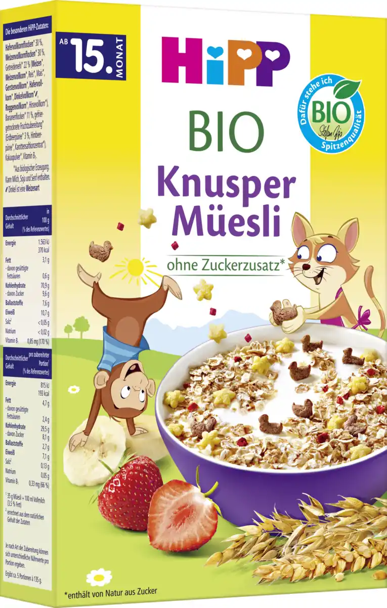 Bild 3 von HiPP Bio Knusper-Müesli, 200 g