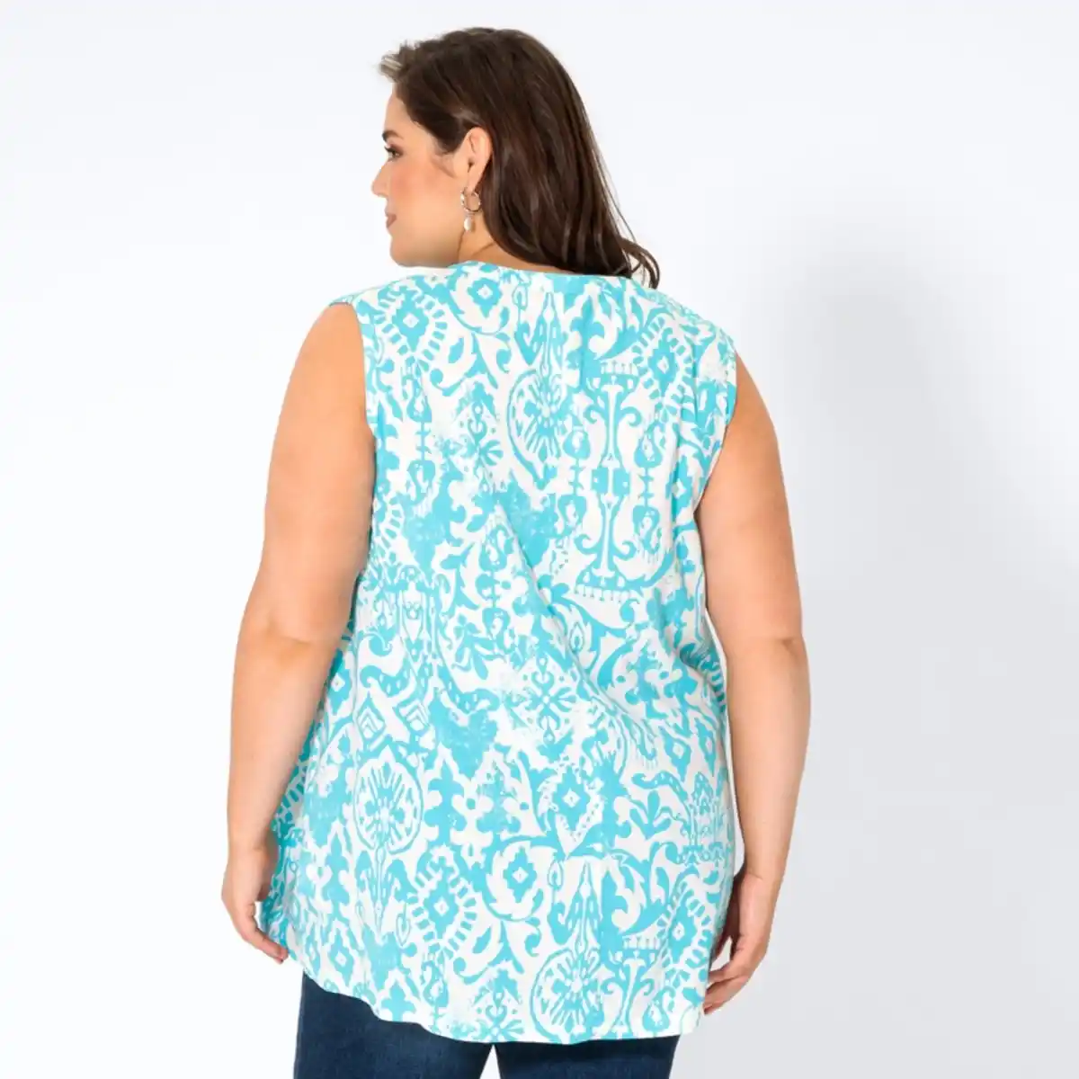 Bild 4 von Damen-Bluse mit modischem Druck, große Größen