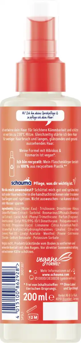 Bild 2 von Schauma Sprühpflege Stronger for Longer, 200 ml