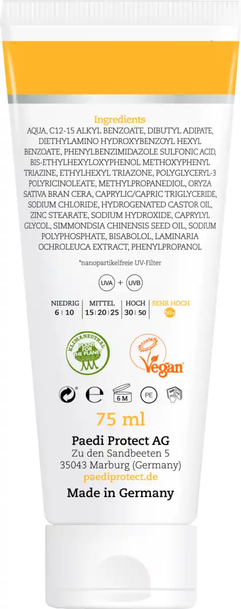 Bild 3 von PAEDIPROTECT Meeressonnencreme LSF 50+, 75 ml