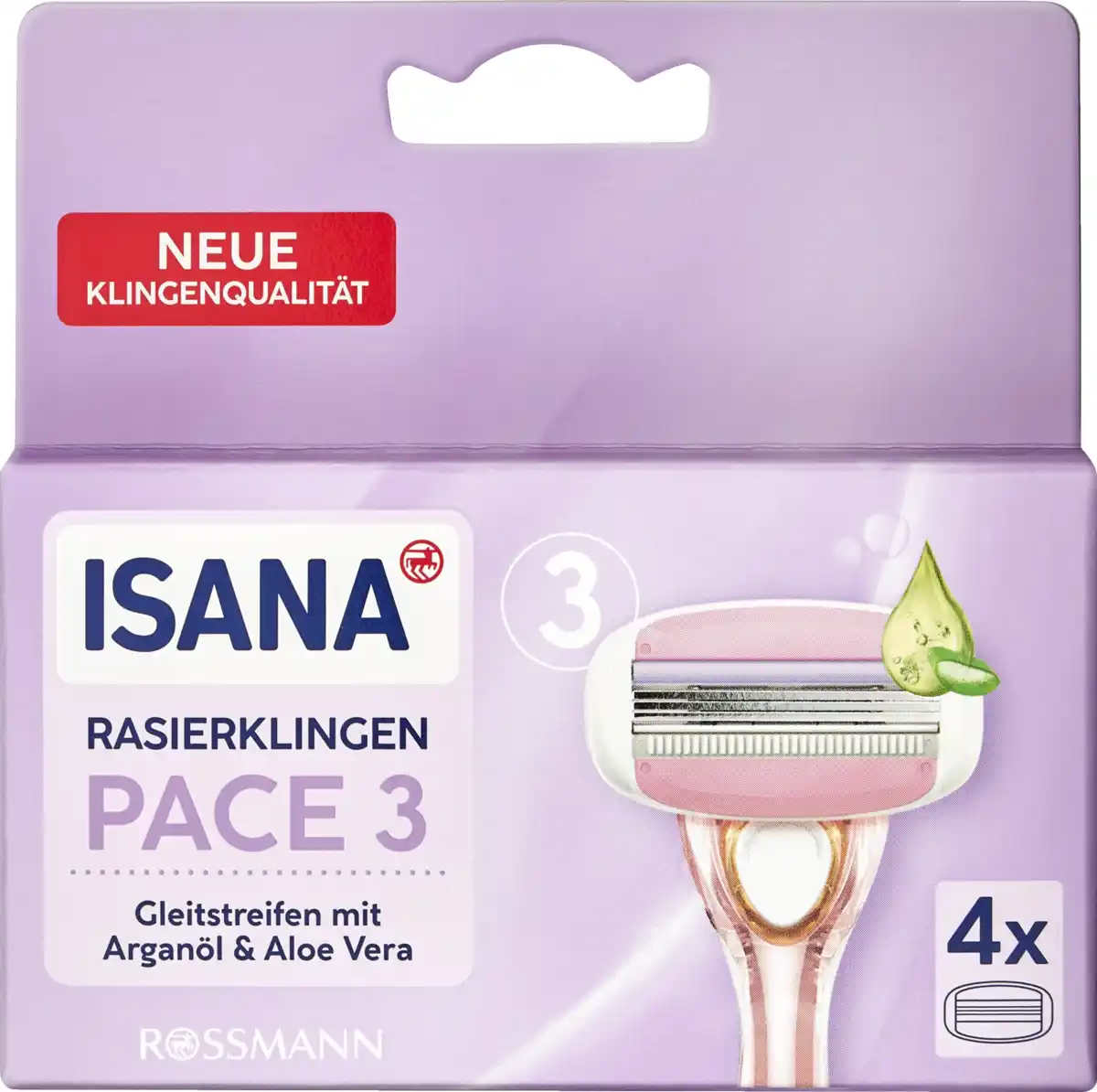 Bild 1 von ISANA Pace 3 Rasierklingen