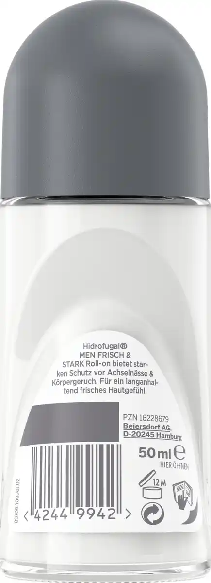 Bild 2 von Hidrofugal MEN Frisch Stark Anti-Transpirant Roll On, 50 ml