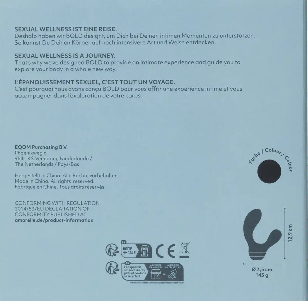 Bild 4 von AMORELIE BOLD Prostata-Vibrator Denali schwarz