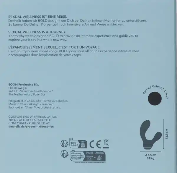 Bild 4 von AMORELIE BOLD Prostata-Vibrator Denali schwarz