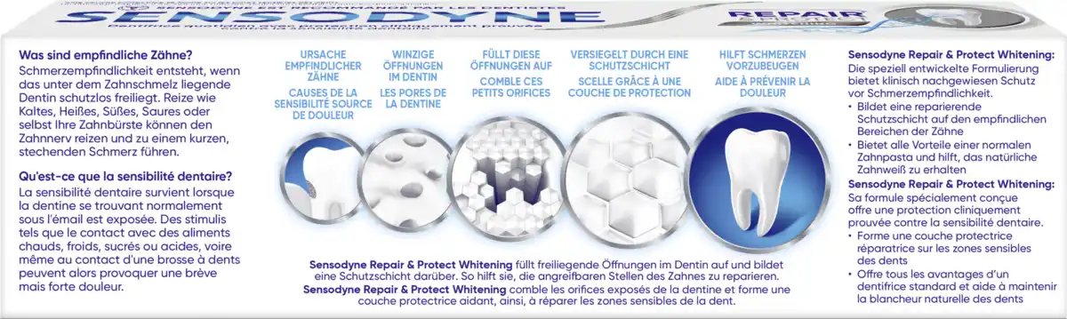 Bild 2 von Sensodyne Repair & Protect Whitening Zahnpasta, 75 ml