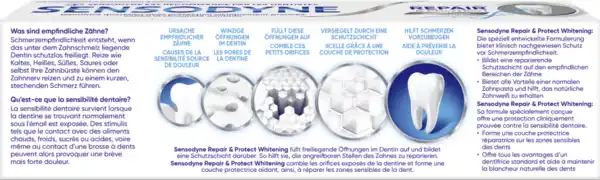 Bild 2 von Sensodyne Repair & Protect Whitening Zahnpasta, 75 ml