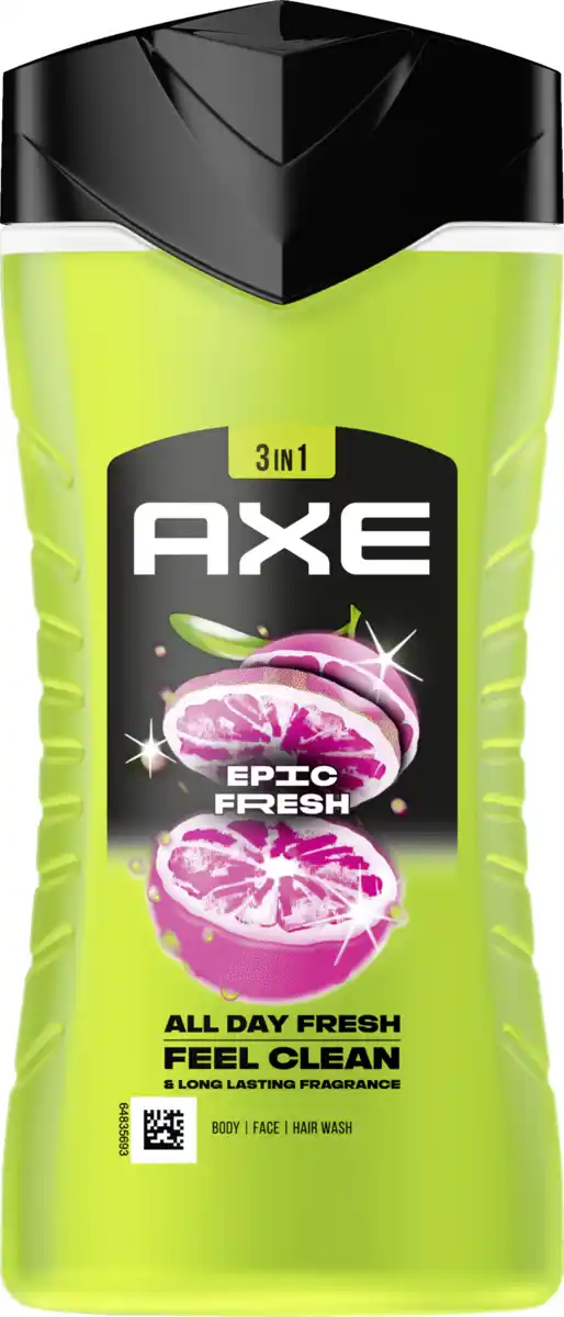 Bild 1 von AXE 3-in-1 Duschgel & Shampoo Epic Fresh, 250 ml