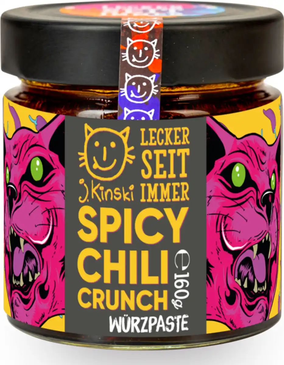 Bild 1 von J.Kinski Bio Spicy Chili Crunch, 160 g