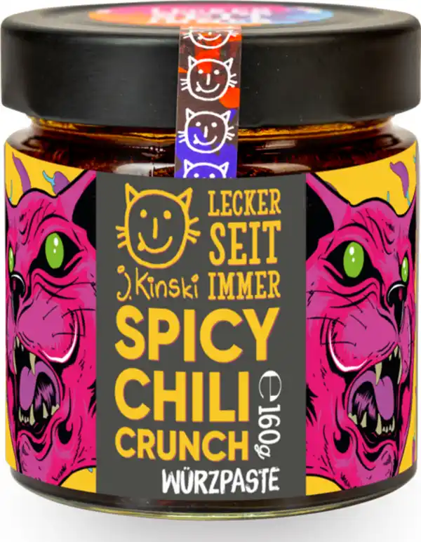 Bild 1 von J.Kinski Bio Spicy Chili Crunch, 160 g