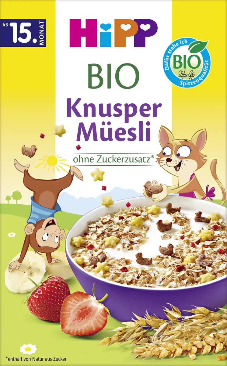 Bild 1 von HiPP Bio Knusper-Müesli, 200 g