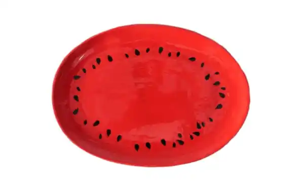Bild 4 von Servierplatte Melone, rot/grün
