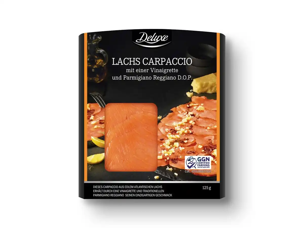 Bild 1 von Deluxe Lachs Carpaccio,  125 g