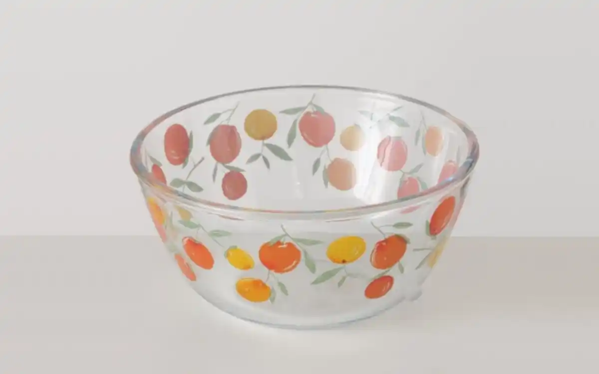 Bild 2 von Glasschale Fruits, orange/rot, 23,3 cm