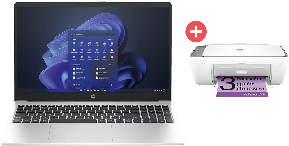 Bild 1 von 255 G10 (A3DN8ES) Notebook + Dein Geschenk: HP DeskJet 2820e AiO Multifunktionsgerät (Tinte)