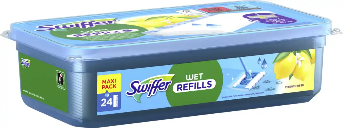Bild 2 von Swiffer Wet Feuchte Bodentücher Nachfüller Citrus