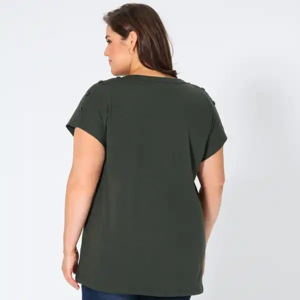 Bild 4 von Damen-T-Shirt mit Boot-Ausschnitt, große Größen