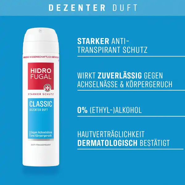 Bild 3 von Hidrofugal Classic Anti-Transpirant Spray, 150 ml