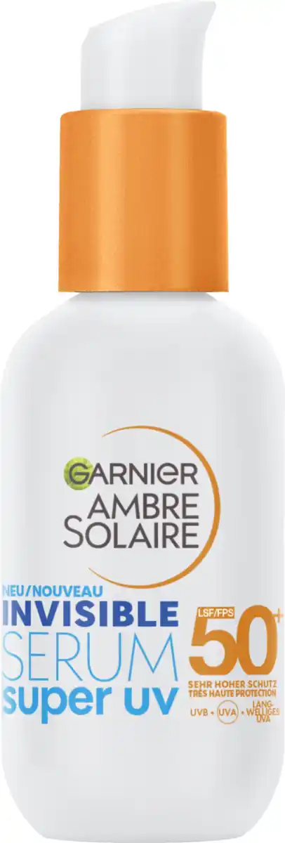 Bild 4 von Garnier Ambre Solaire Sonnenschutz-Serum Invisible Super UV Utlraleicht & Unsichtbar LSF 50+, 30 ml