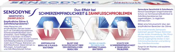 Bild 2 von Sensodyne Sensitivität & Zahnfleisch Zahnpasta, 75 ml