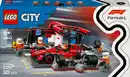 Bild 1 von LEGO CITY 60443 F1® Boxenstopp mit Boxencrew und Ferrari Flitzer