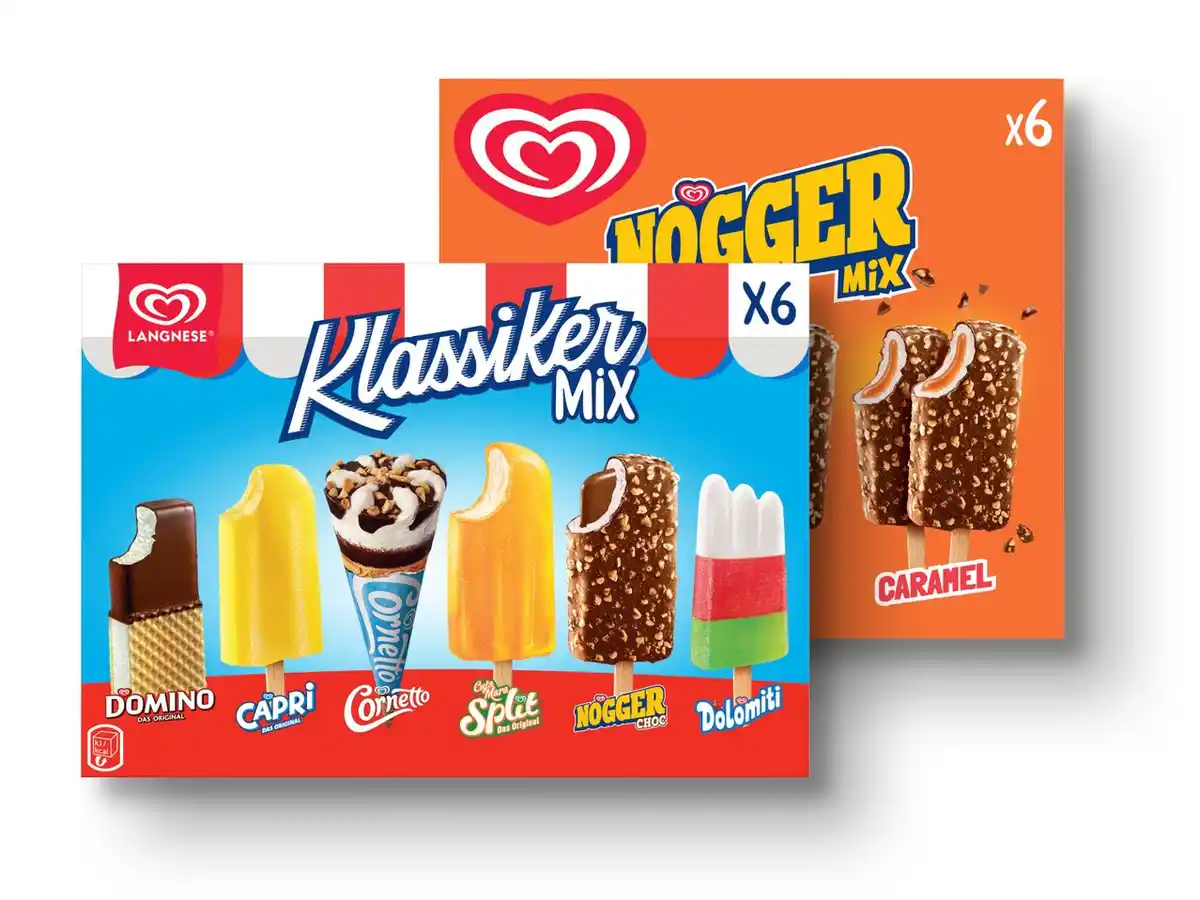 Bild 1 von Langnese Klassiker Mix/Nogger Mix/Kids Mix/Family Mix