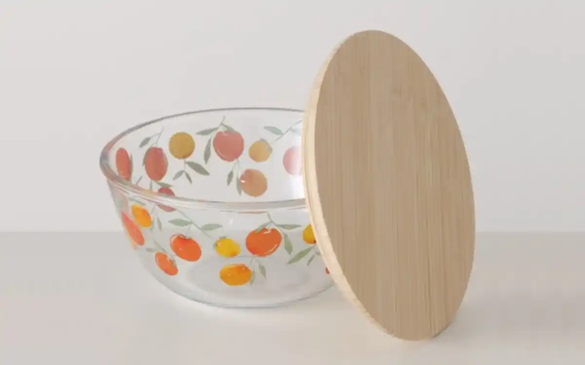 Bild 3 von Glasschale Fruits, orange/rot, 23,3 cm