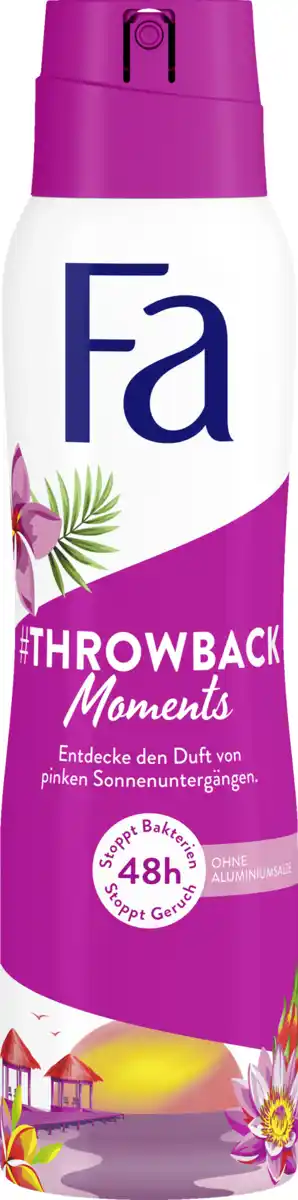 Bild 1 von Fa Deospray Throwback Moments, 150 ml