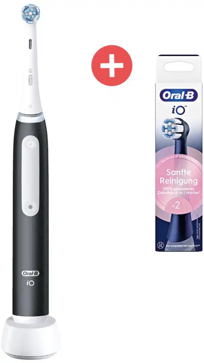 Bild 1 von iO Series 3n Elektrische Zahnbürste + Dein Geschenk: Oral-B iO Ersatz-Zahnbürsten (2er-Pack)