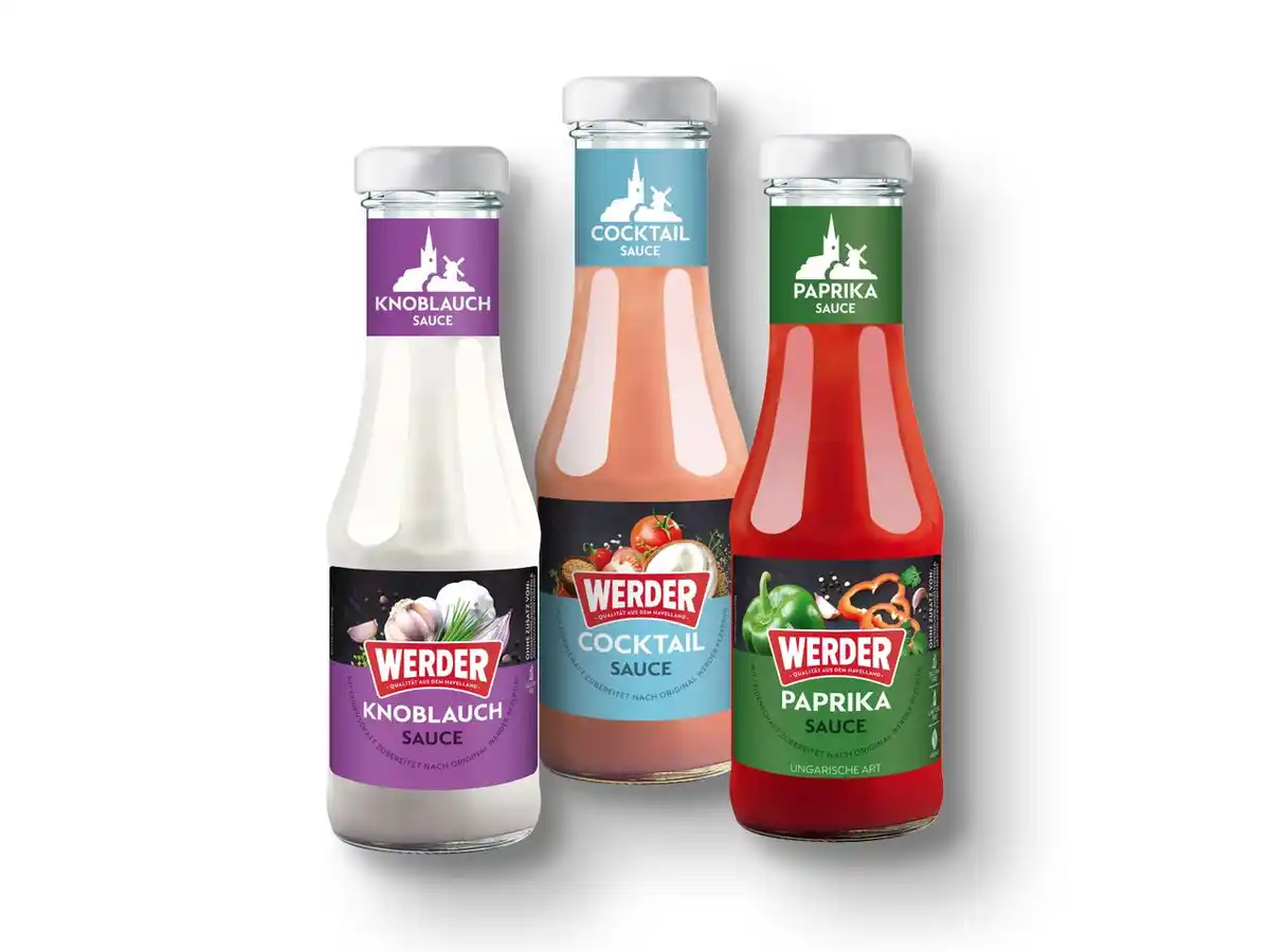 Bild 1 von Werder Schlemmersaucen,  250 ml