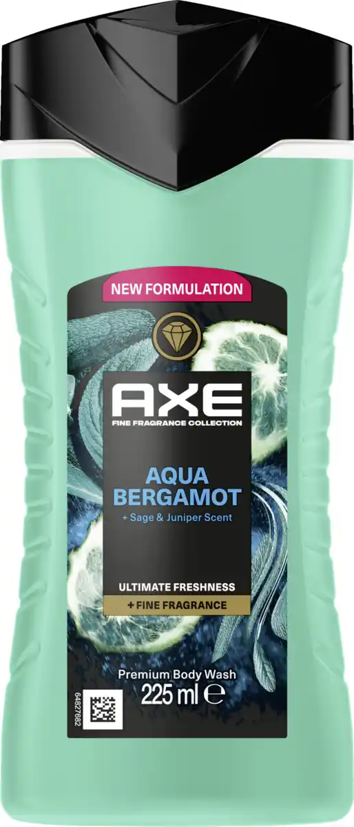Bild 1 von AXE Duschgel Fine Fragrance Aqua Bergamot, 225 ml