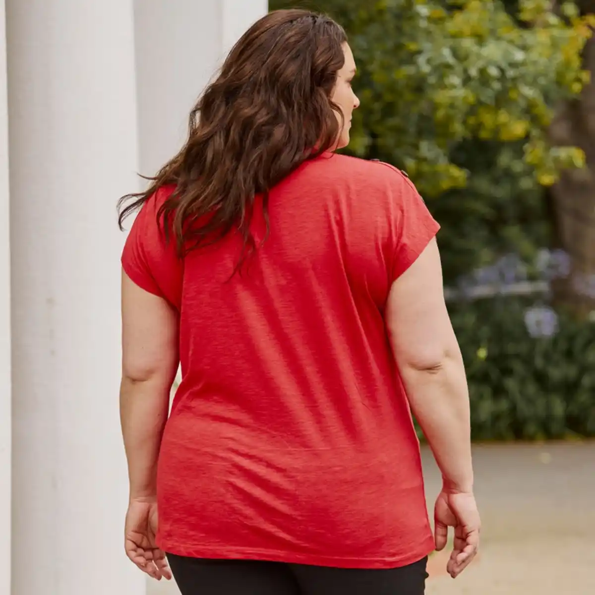 Bild 4 von Damen-T-Shirt mit Boot-Ausschnitt, große Größen