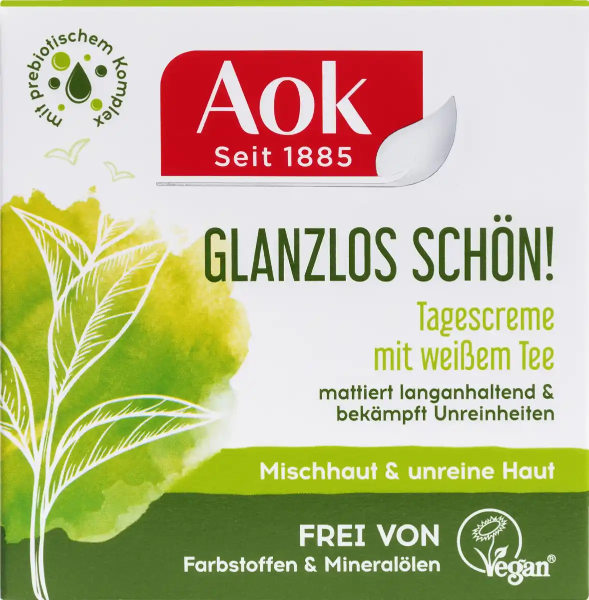 Bild 2 von Aok Glanzlos Schön! Tagescreme mit weißem Tee, 50 ml