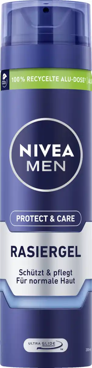 Bild 1 von NIVEA MEN Protect & Care Rasiergel, 200 ml