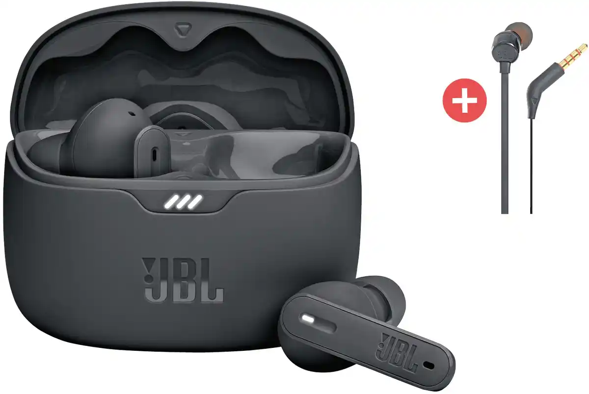 Bild 1 von Tune Beam True Wireless Kopfhörer (sw) + Dein Geschenk: JBL T110 In-Ear-Kopfhörer (sw)