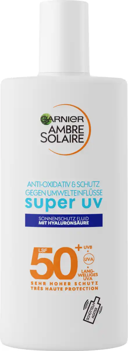 Bild 4 von Garnier Ambre Solaire Sonnenfluid Gesicht Super UV Sensitiv LSF 50+, 40 ml