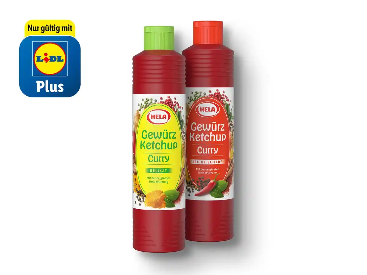 Bild 1 von Hela Curry Gewürzketchup,  800 ml