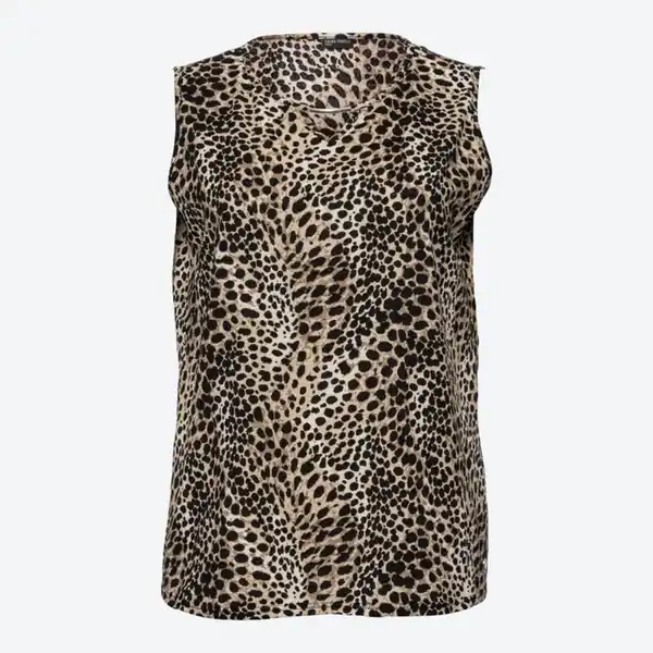 Bild 2 von Damen-Top mit Leo-Muster, große Größen