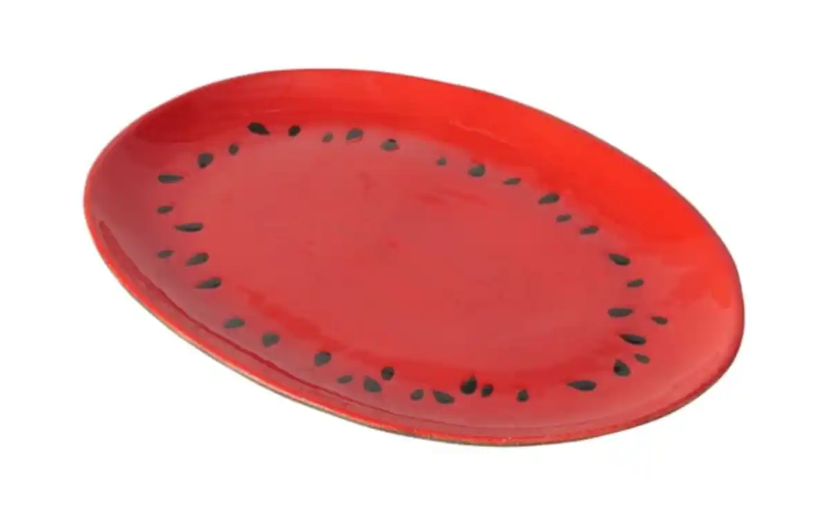Bild 1 von Servierplatte Melone, rot/grün