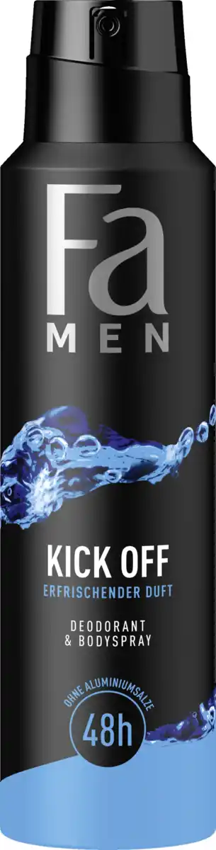 Bild 1 von Fa Men Deodorant & Bodyspray Kick Off, 150 ml