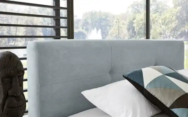 Bild 2 von Duo Collection - Polsterbett Delphi, eisblau, inkl. Bettkästen