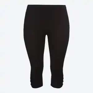 Damen-Caprileggings mit Knöpfen, große Größen