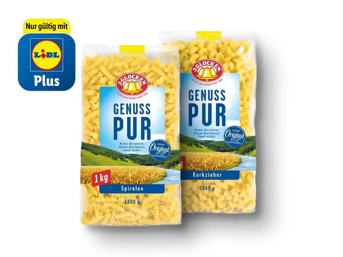 Bild 1 von 3 Glocken Genuss Pur Nudeln,  1 kg