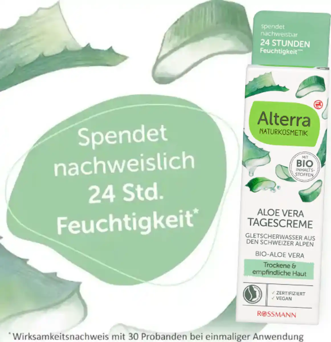 Bild 2 von Alterra NATURKOSMETIK Tagescreme Bio-Aloe Vera & Gletscherwasser, 50 ml
