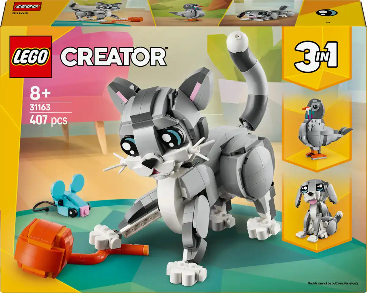 Bild 1 von LEGO CREATOR 31163 Graue Katze